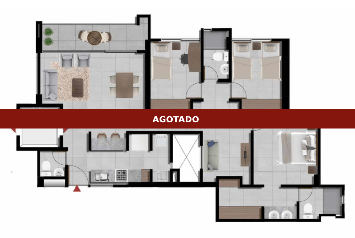 Apartamento 98.54 m²